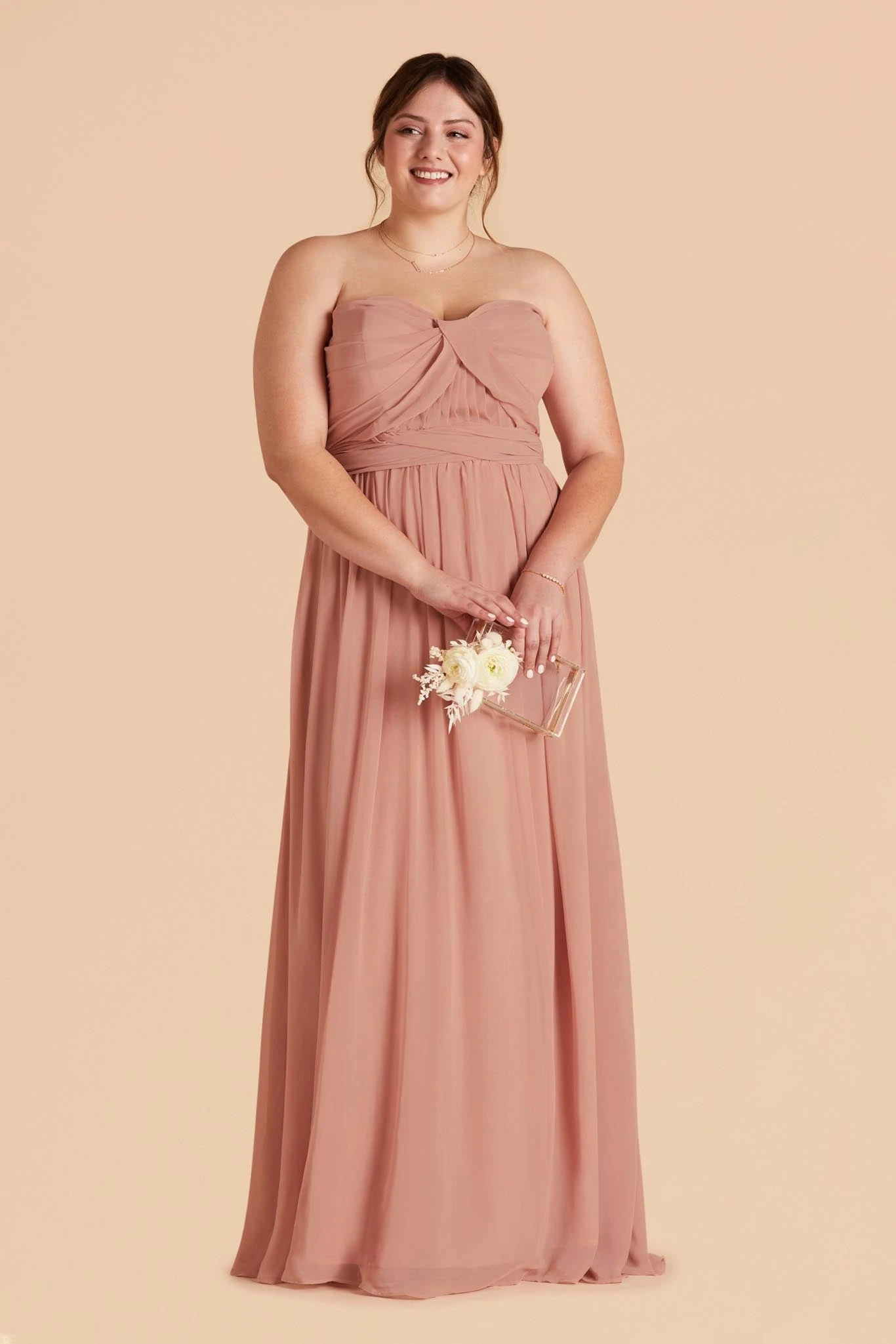 Grace Convertible Dress - Dusty Rose - Image 6