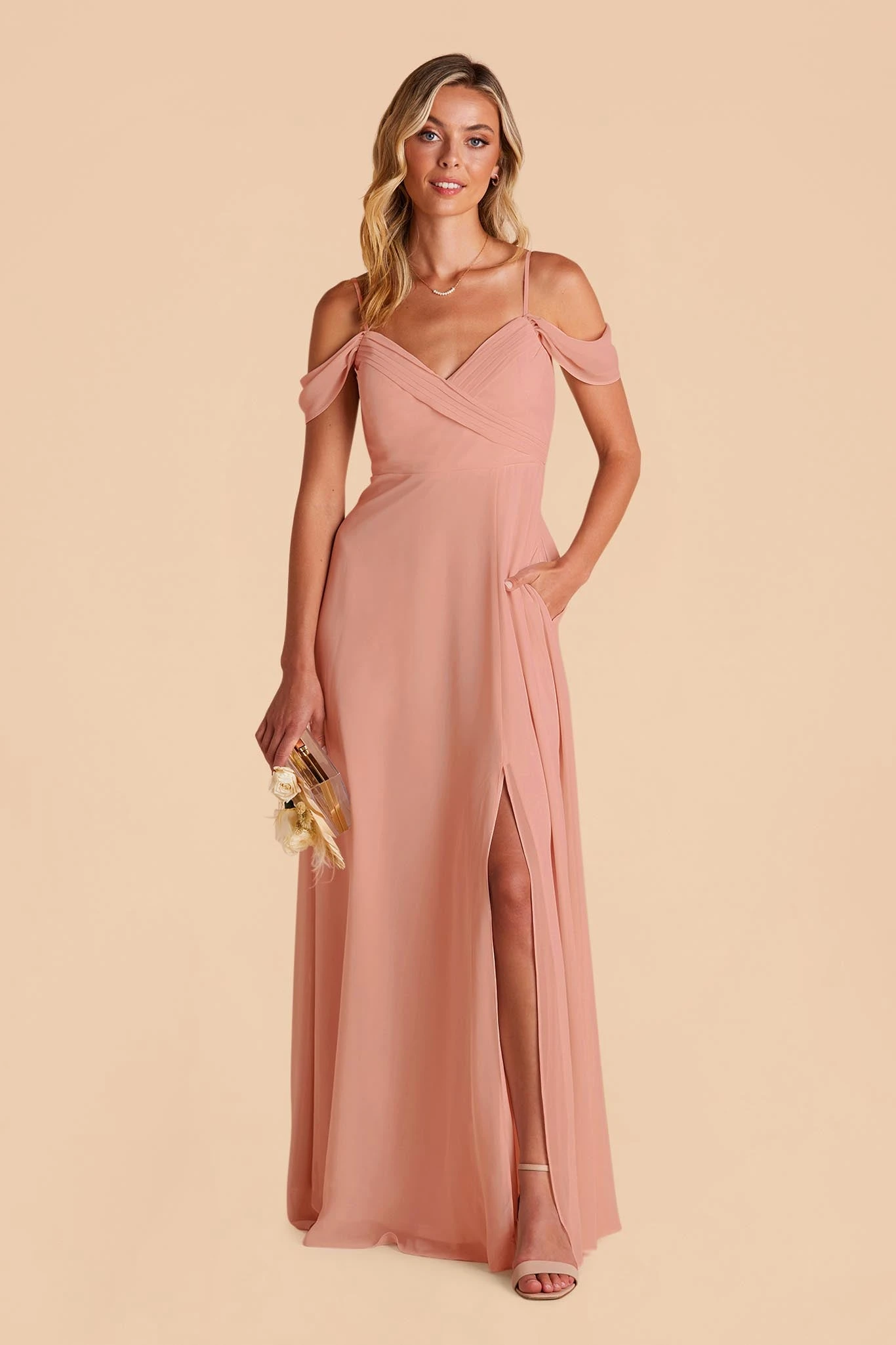 Spence Convertible Dress - Dusty Rose - Image 3