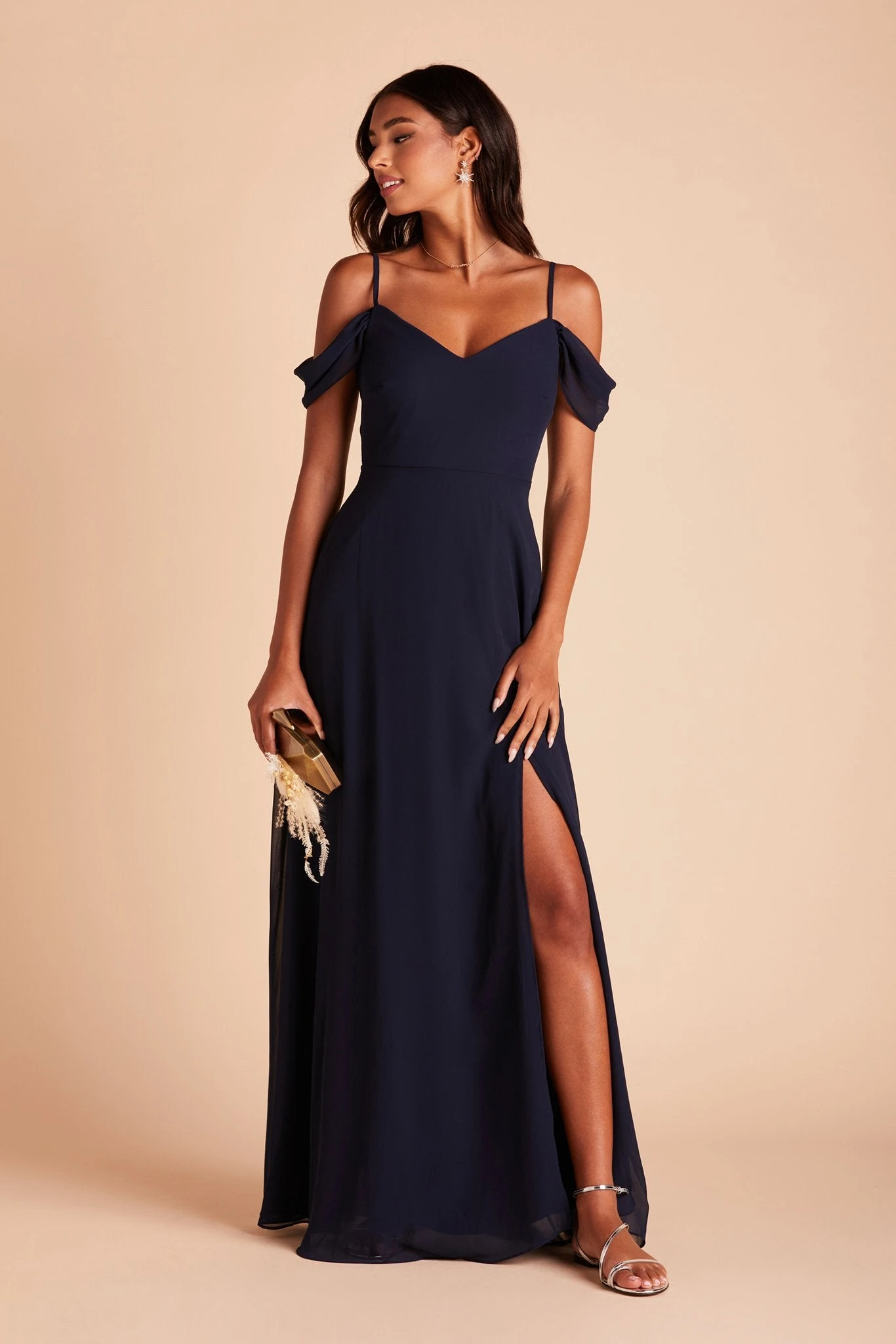 Devin Convertible Dress - Navy - Image 6