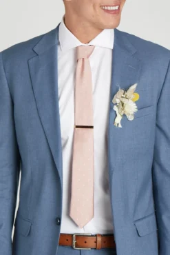 Simon Necktie - Dusty Rose Dot