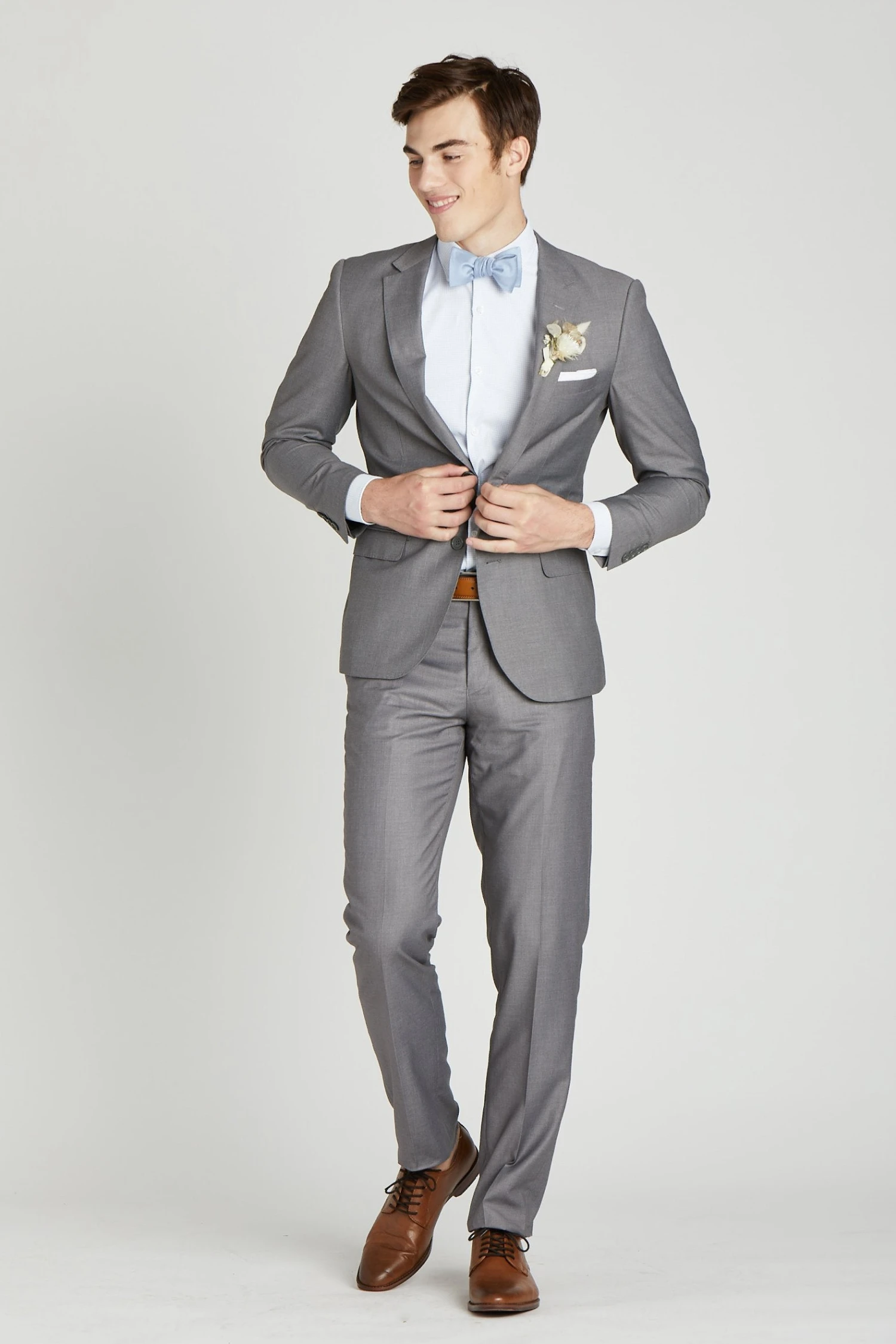 Daniel Bow Tie - Dusty Blue - Image 4