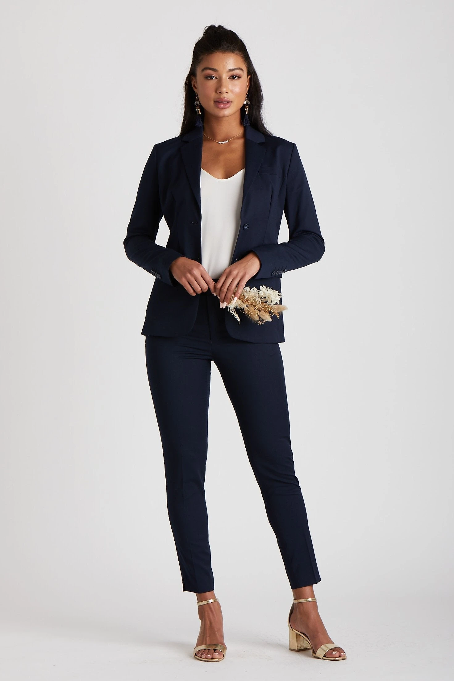 Women's Navy Blue Suit By SuitShop
