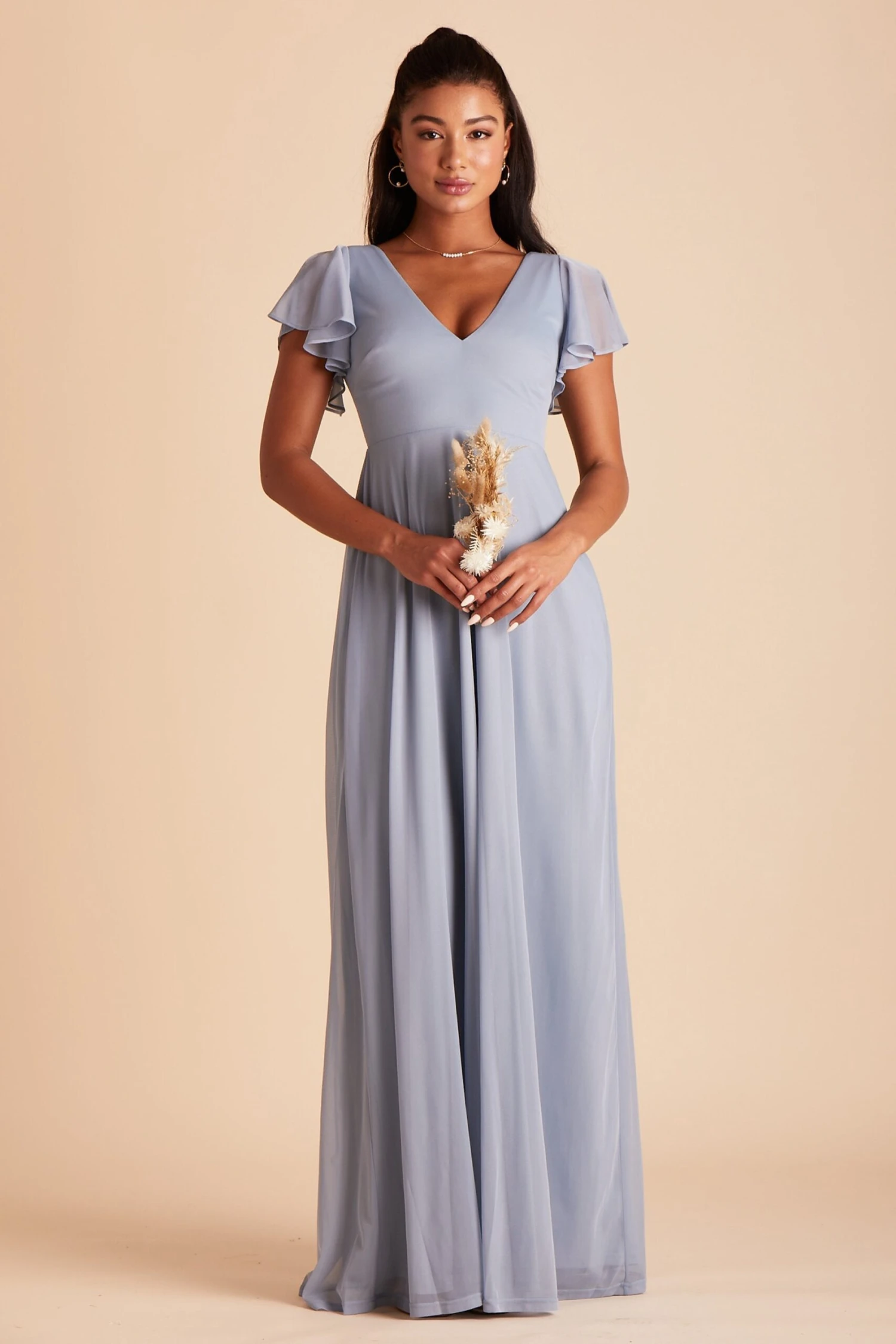 Hannah Dress - Dusty Blue - Image 5