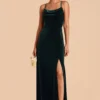 Ash Velvet Dress - Emerald