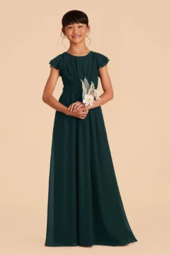 Celine Junior Dress - Emerald