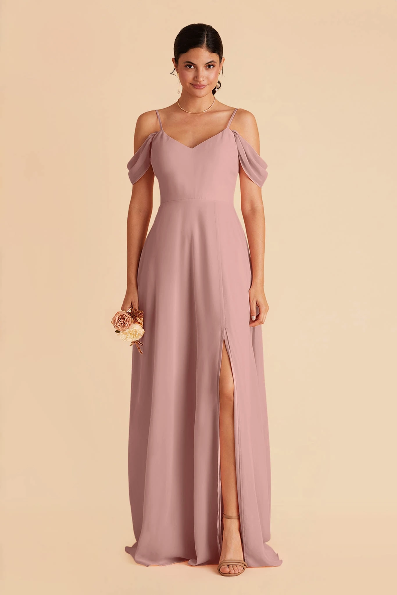 Devin Convertible Dress - English Rose - Image 3