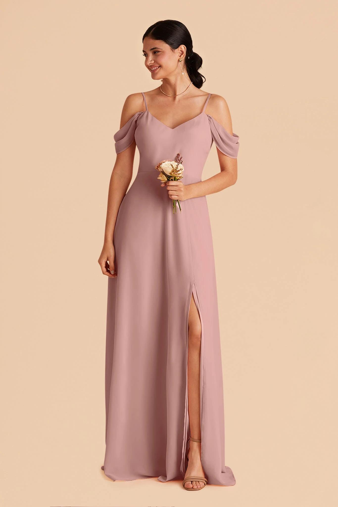 Devin Convertible Dress - English Rose - Image 4