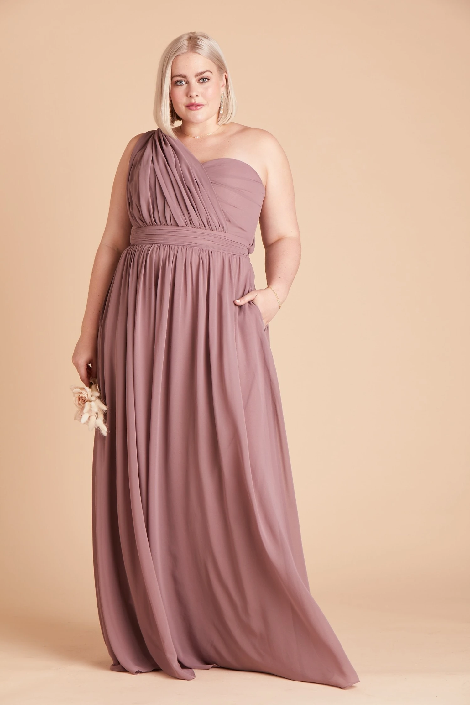 Grace Convertible Dress - Dark Mauve - Image 18