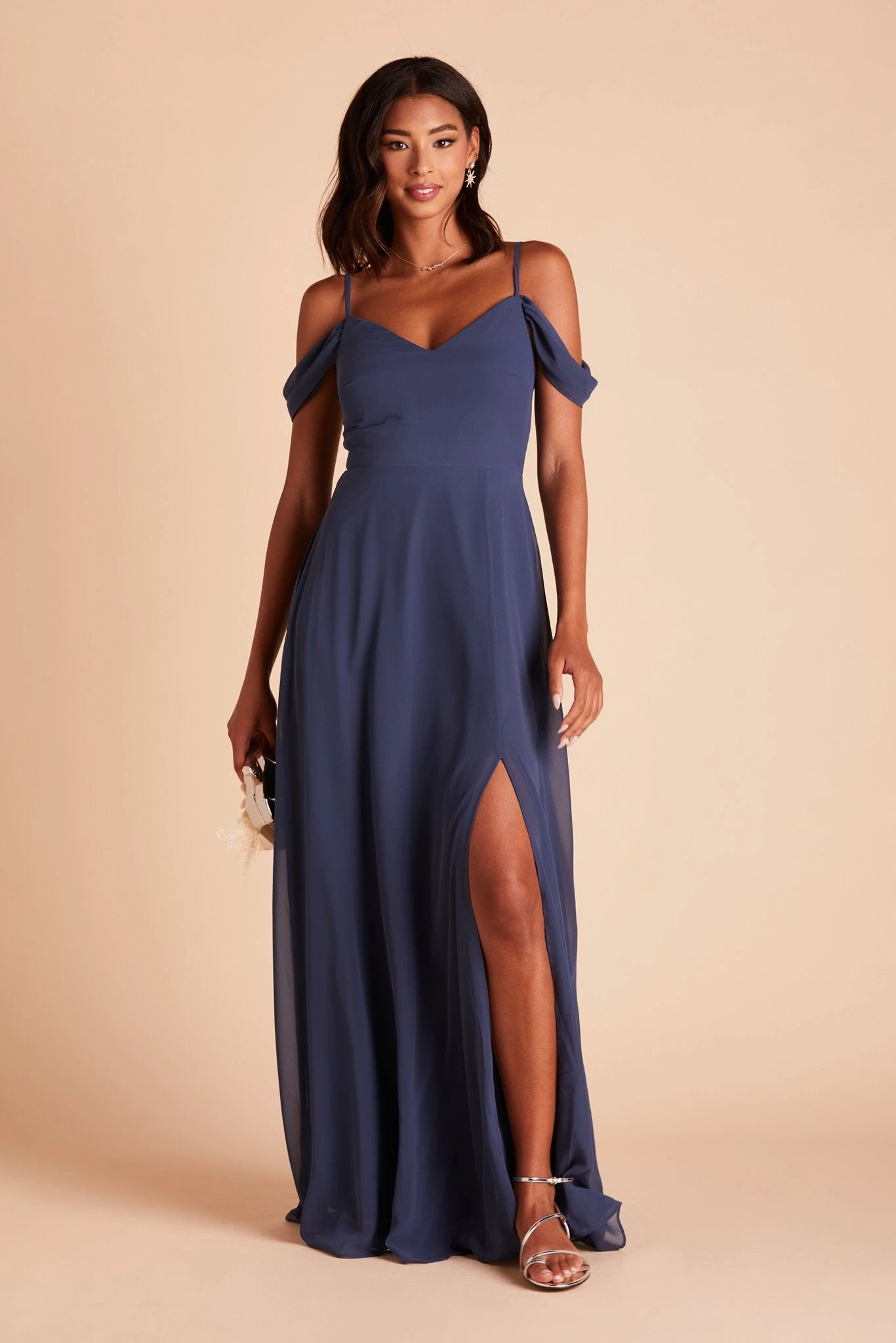 Devin Convertible Dress - Slate Blue - Image 4