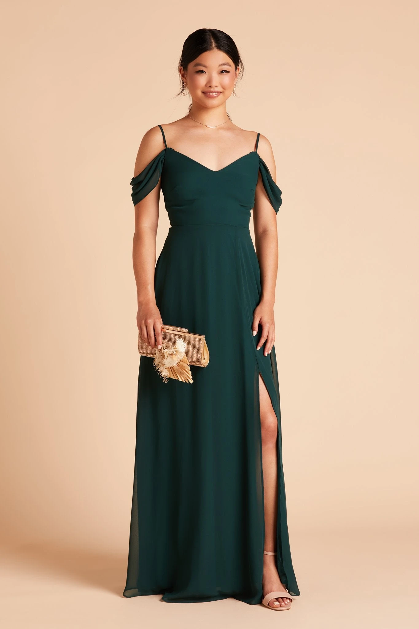 Devin Convertible Dress - Emerald - Image 5