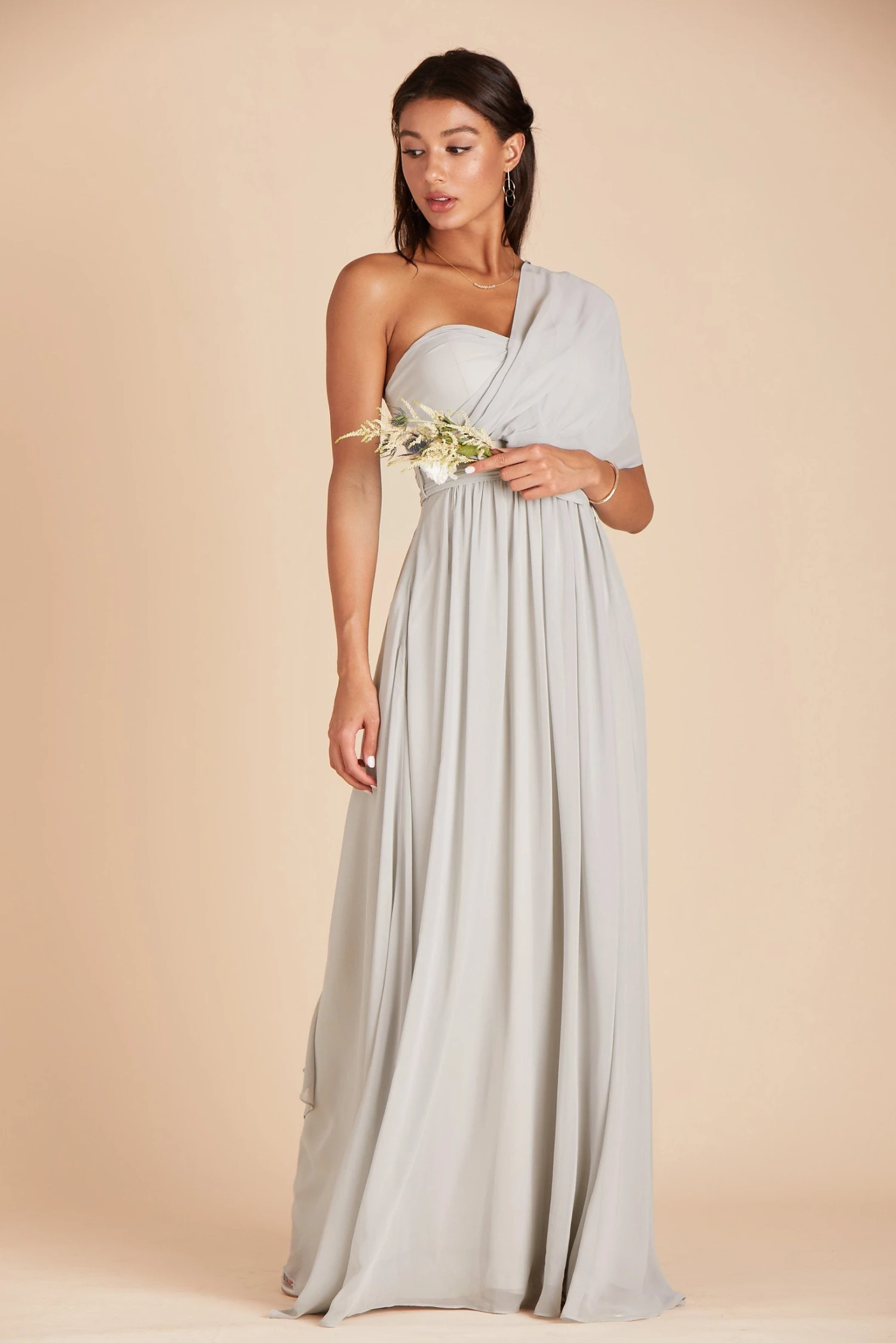 Grace Convertible Dress - Dove Gray - Image 10