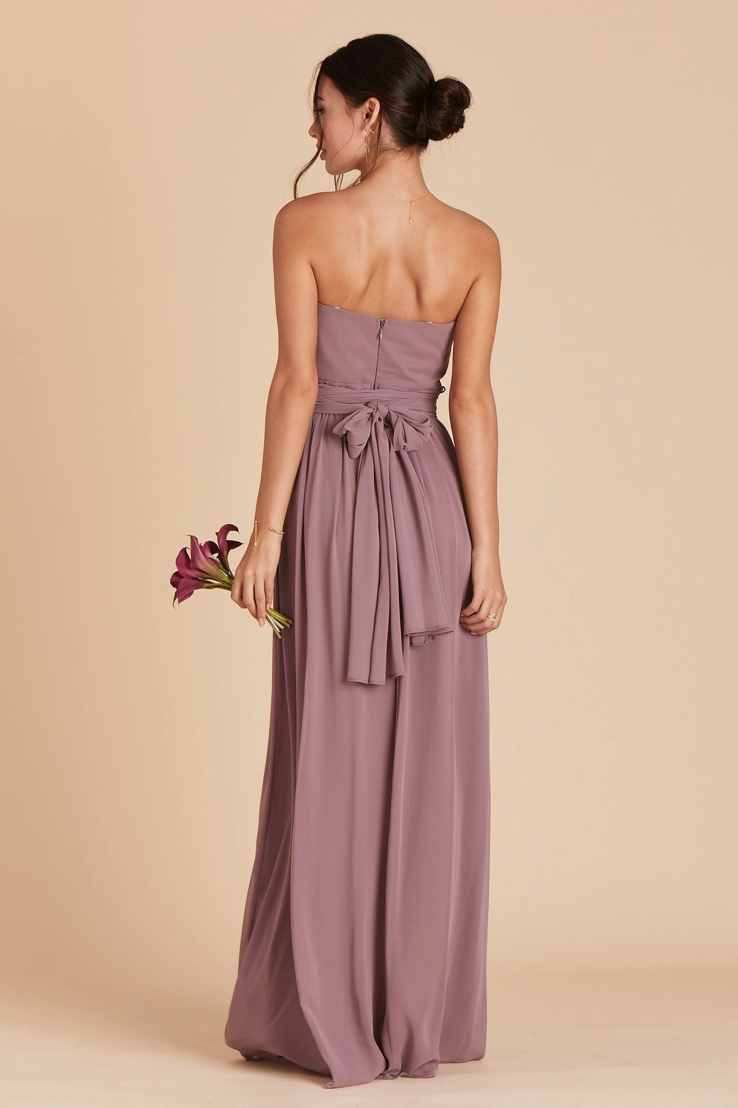 Grace Convertible Dress - Dark Mauve - Image 6