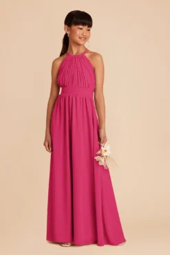 Sienna Junior Dress - Fuchsia