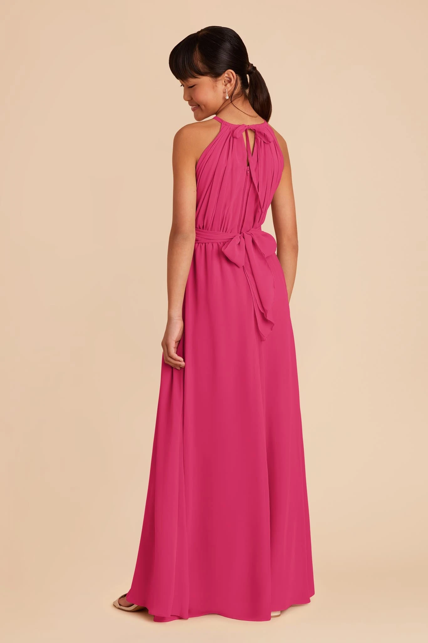 Sienna Junior Dress - Fuchsia - Image 4