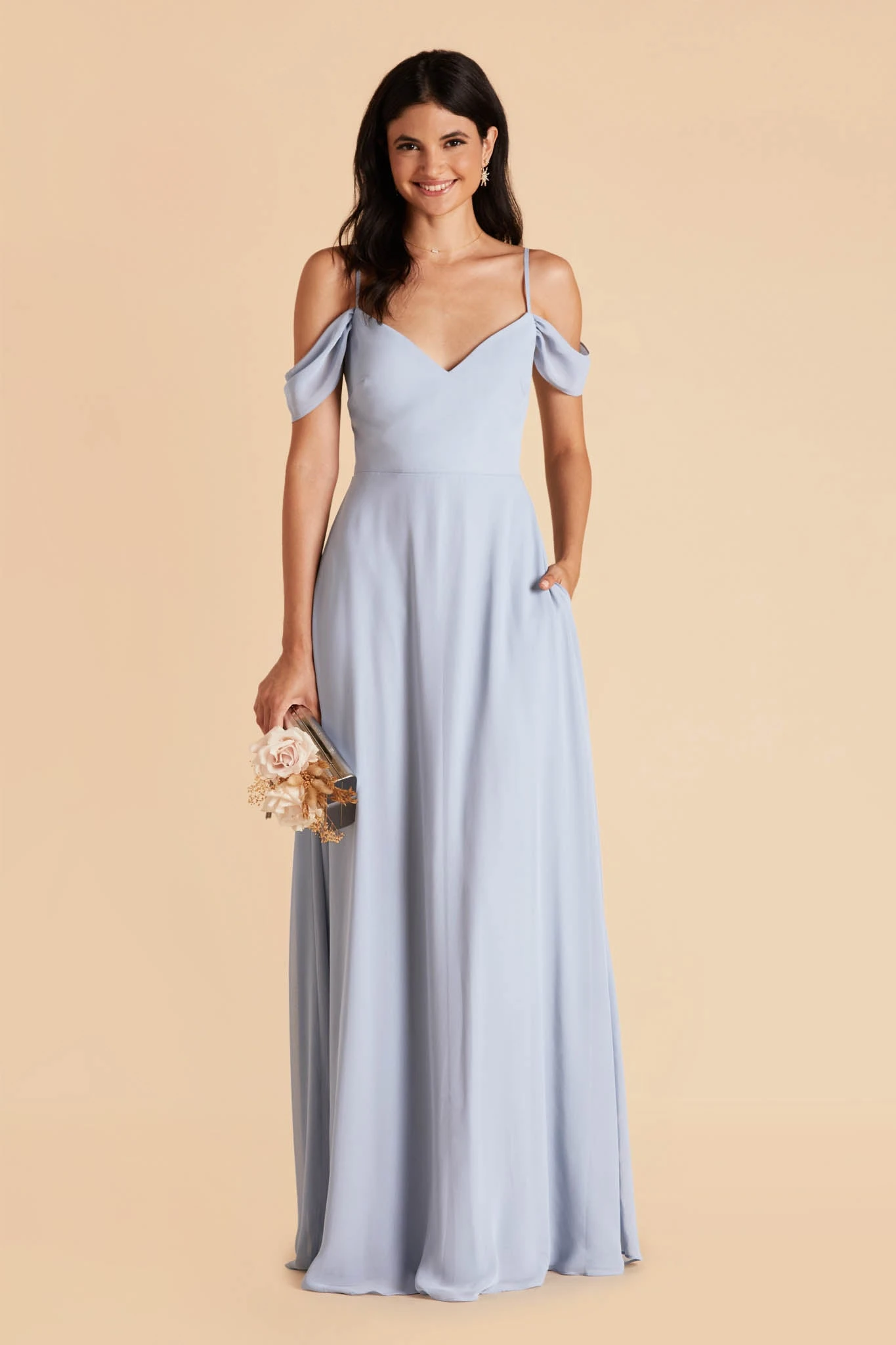 Devin Convertible Dress - Ice Blue - Image 10