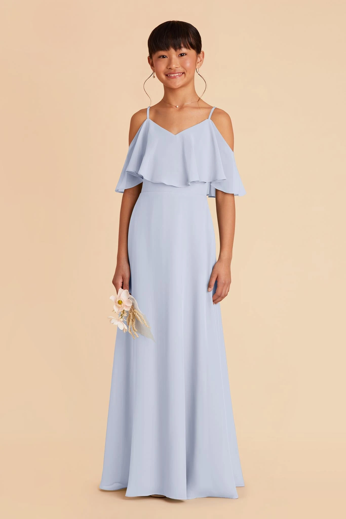 Janie Convertible Junior Dress - Ice Blue - Image 2