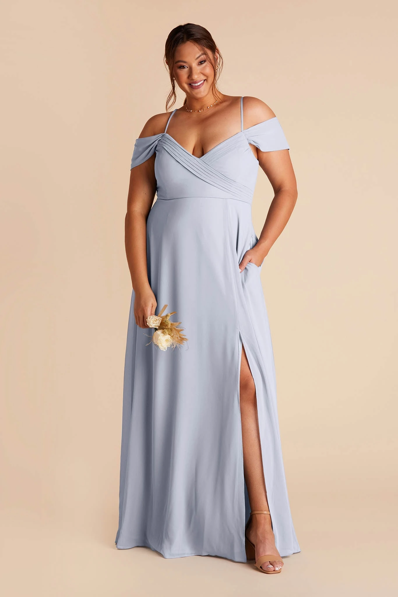 Spence Convertible Dress - Ice Blue - Image 11
