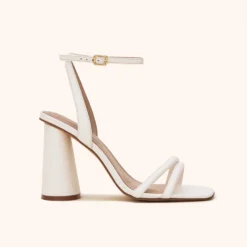 Julia Chunky Heel - Ivory