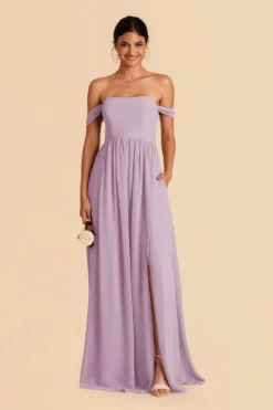 August Convertible Dress - Lavender