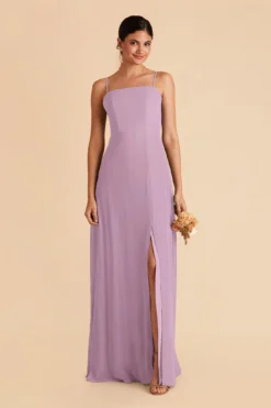Chris Convertible Chiffon Dress - Lavender