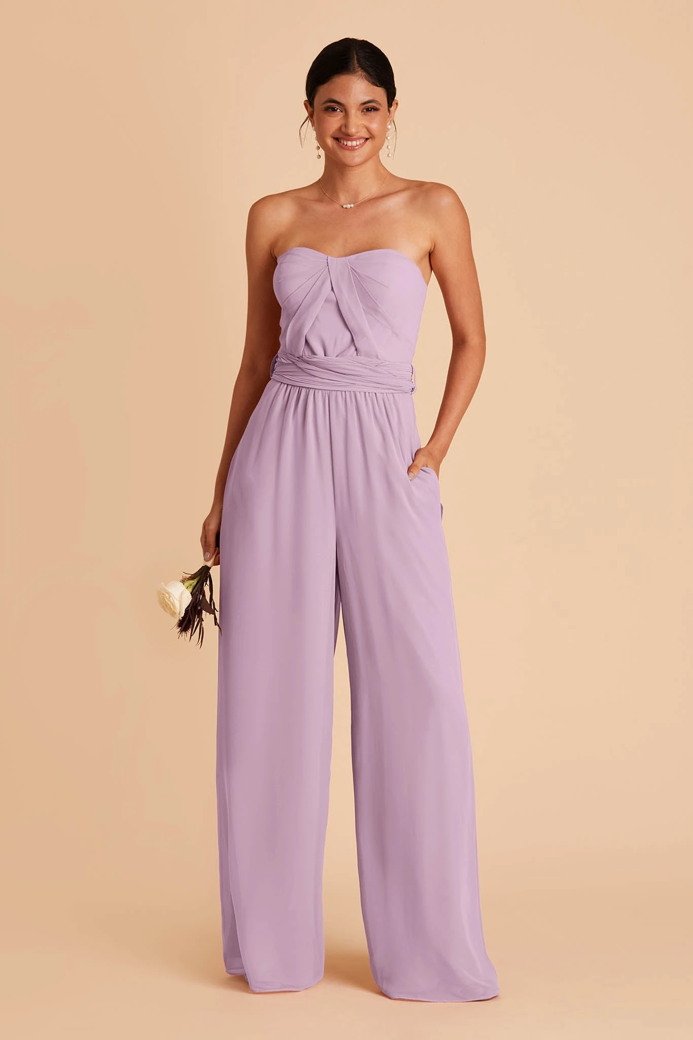 Gigi Convertible Jumpsuit - Lavender - Image 2