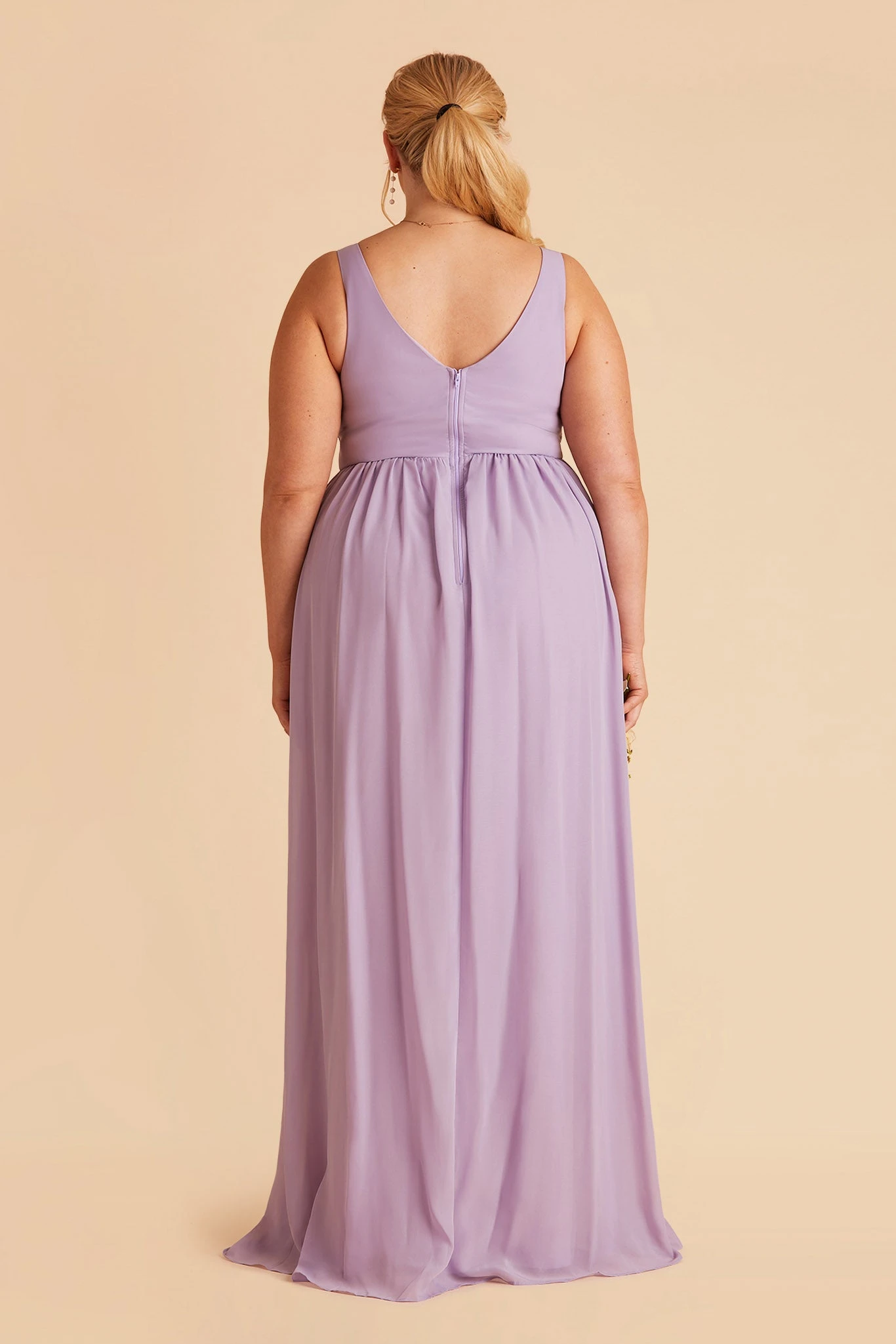 Laurie Empire Dress - Lavender - Image 11