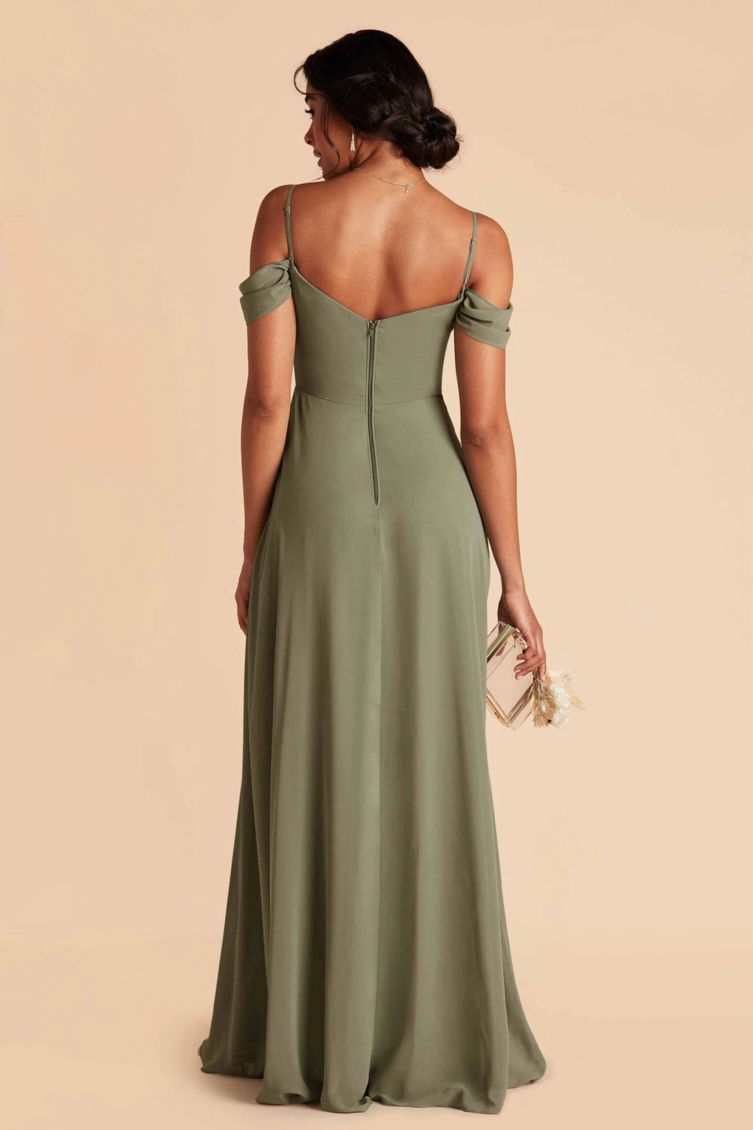 Devin Convertible Dress - Moss Green - Image 13