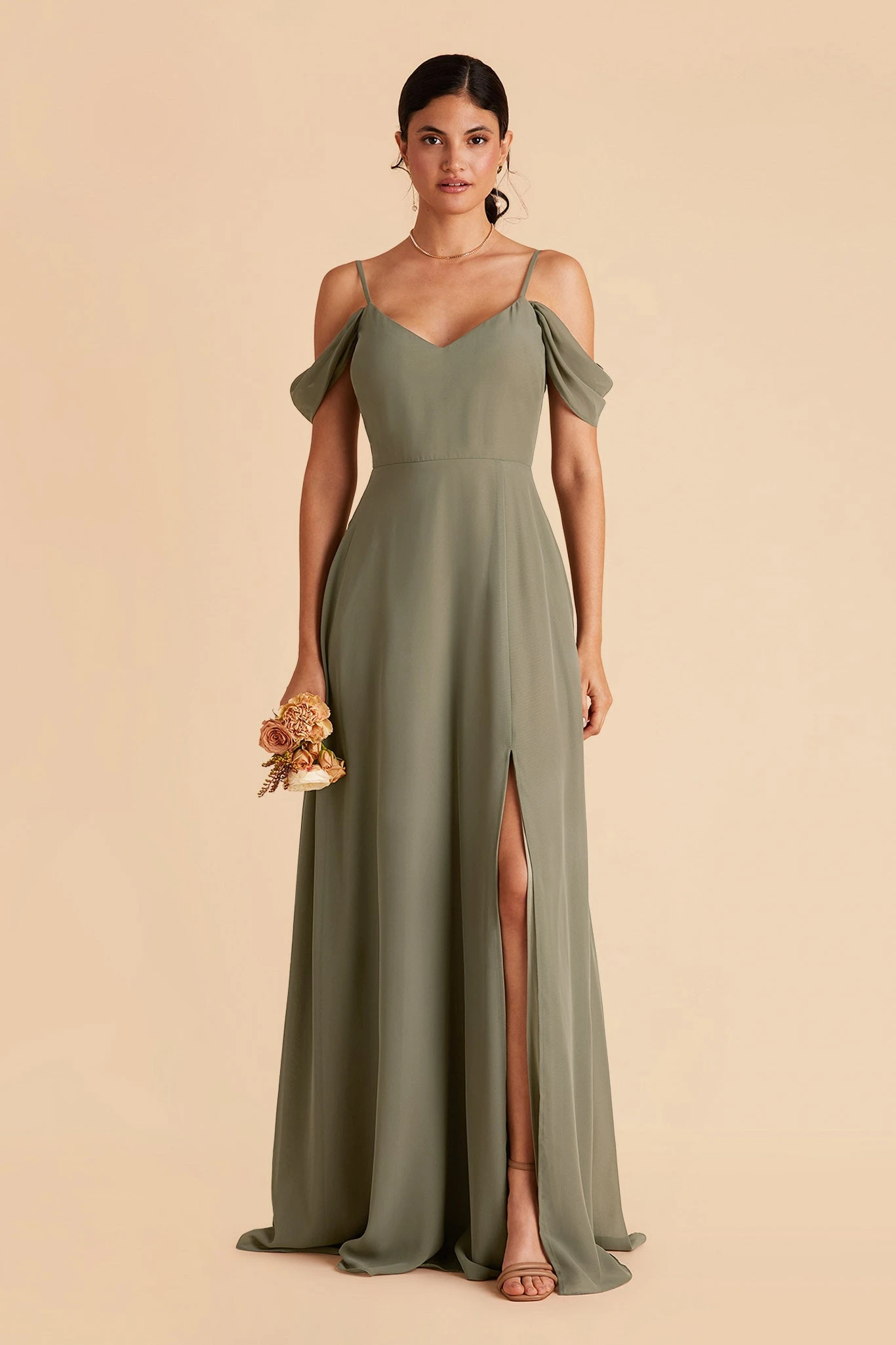 Devin Convertible Dress - Moss Green - Image 6