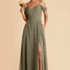 Devin Convertible Dress - Moss Green