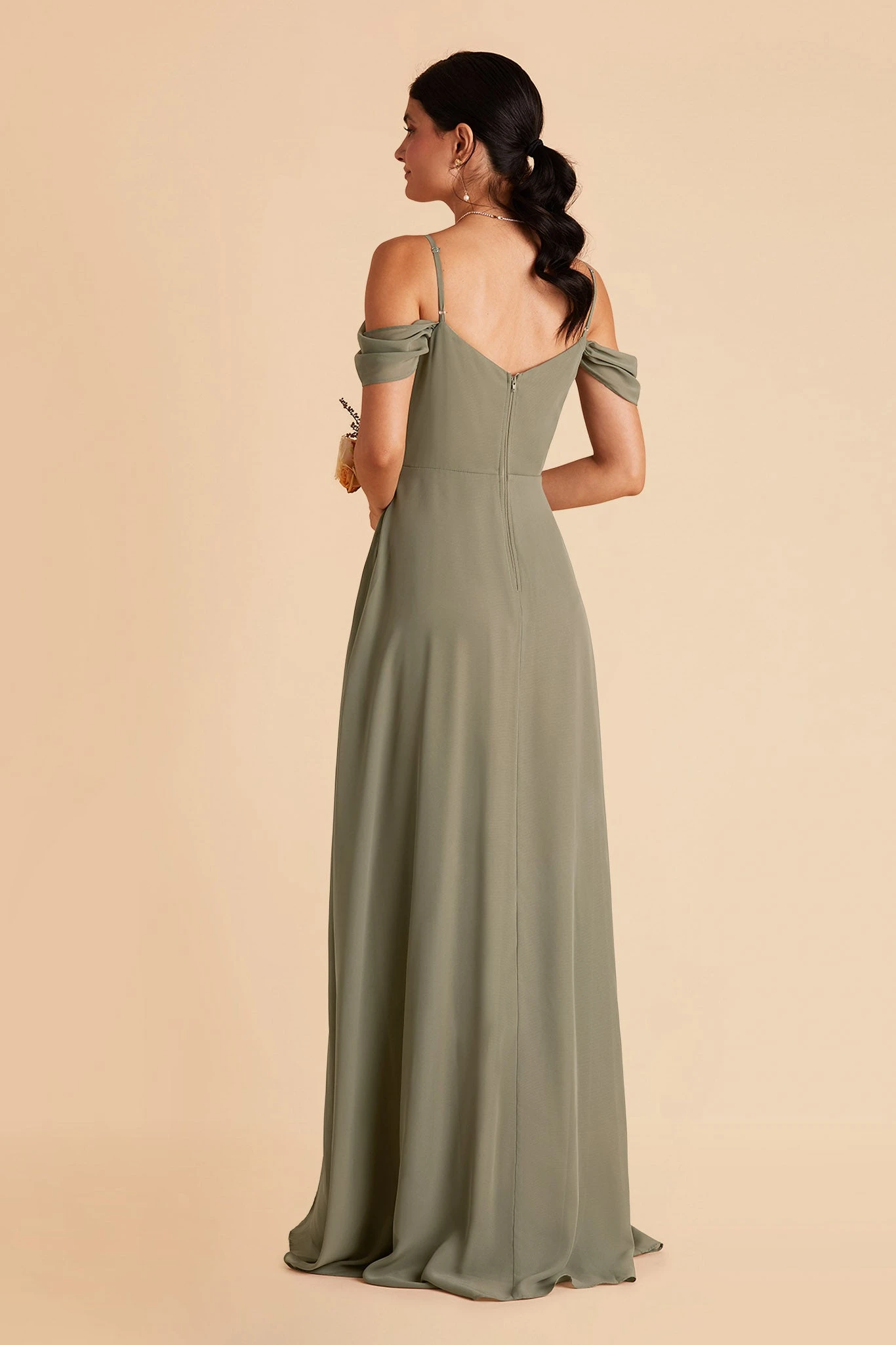 Devin Convertible Dress - Moss Green - Image 11