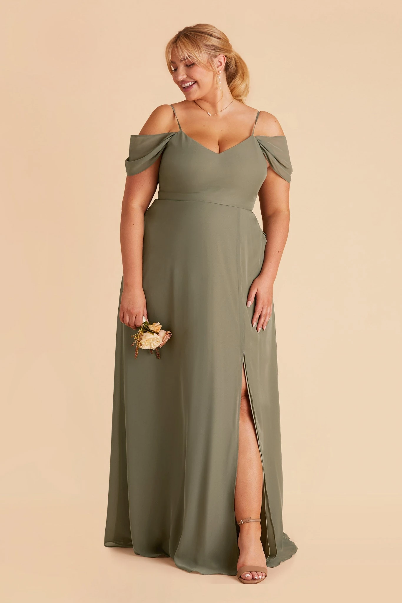 Devin Convertible Dress - Moss Green - Image 19