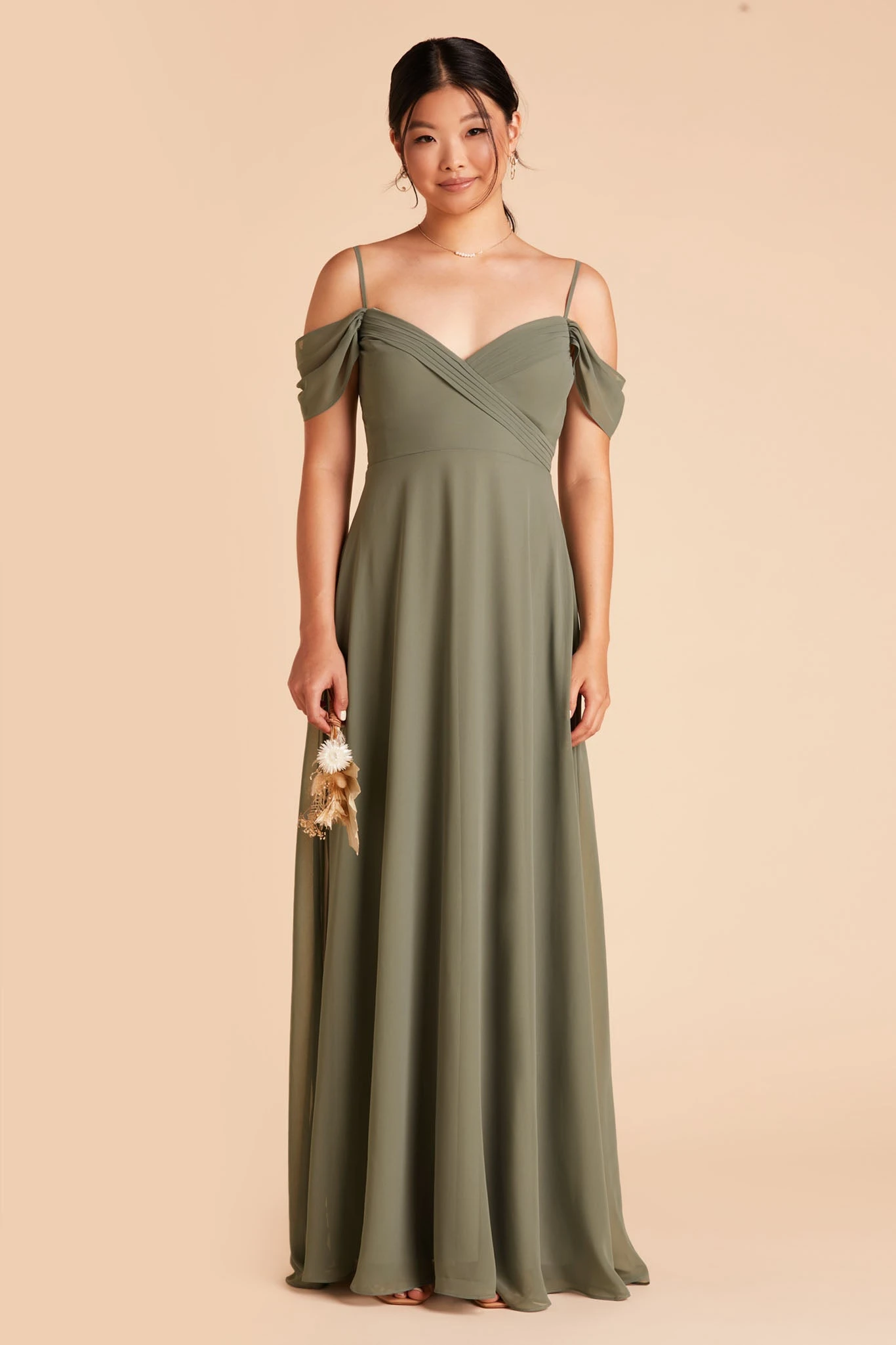 Spence Convertible Dress - Moss Green - Image 4