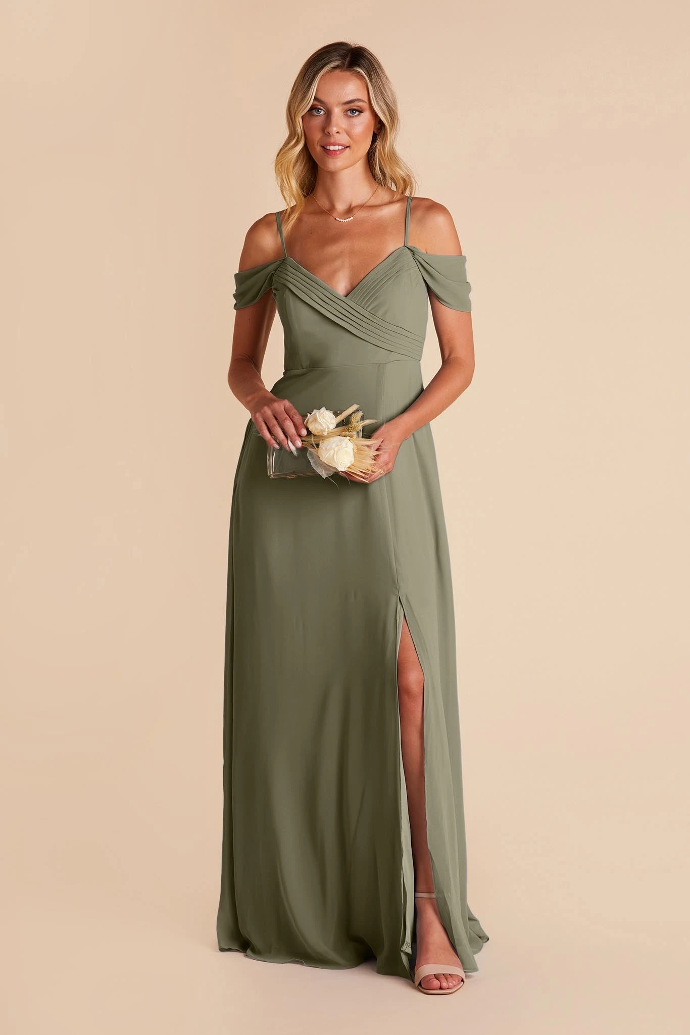 Spence Convertible Dress - Moss Green - Image 5