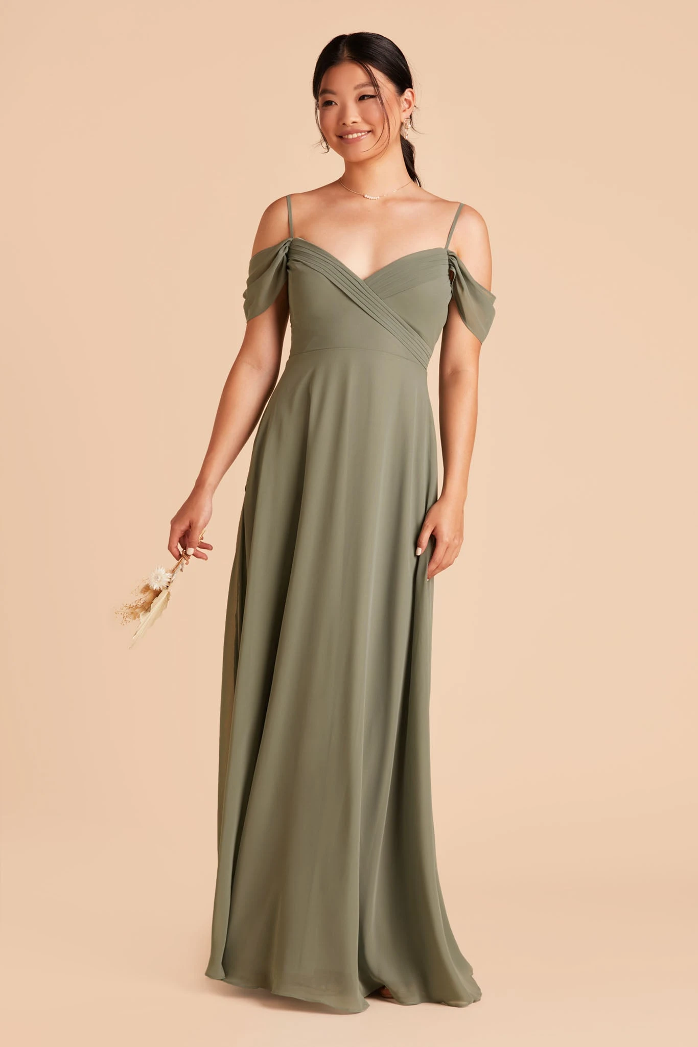 Spence Convertible Dress - Moss Green - Image 3