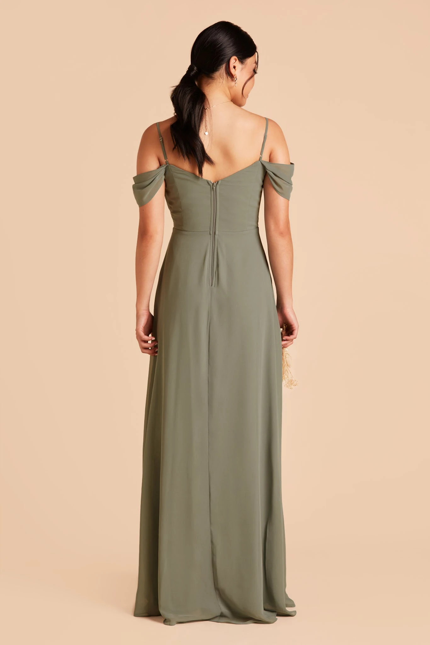 Spence Convertible Dress - Moss Green - Image 10