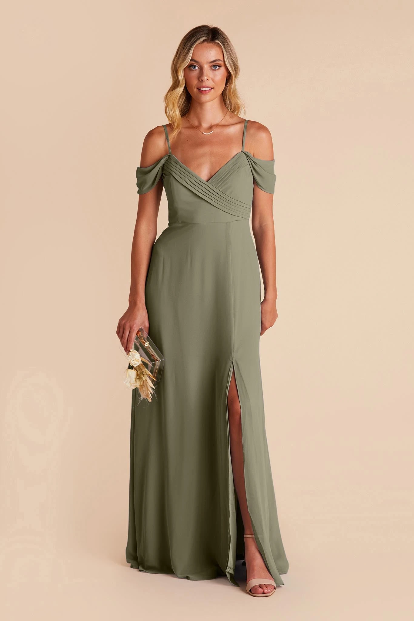 Spence Convertible Dress - Moss Green - Image 8
