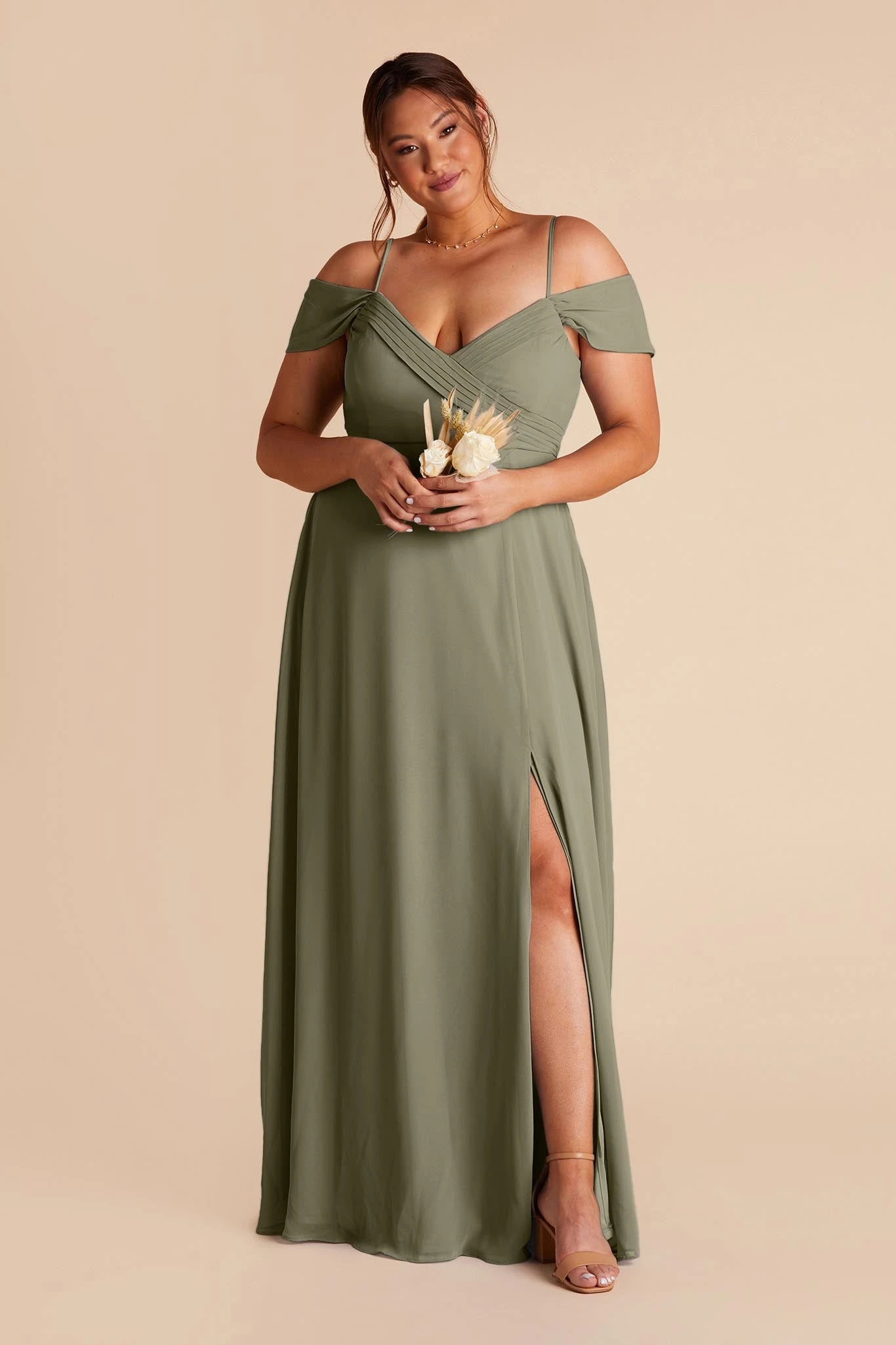 Spence Convertible Dress - Moss Green - Image 14