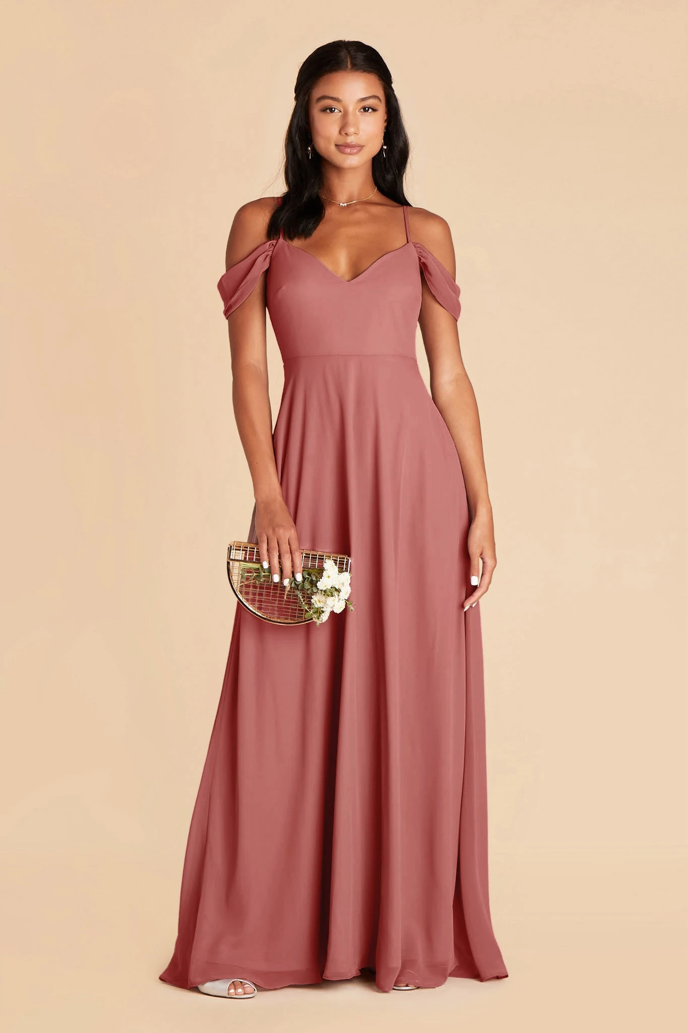 Devin Convertible Dress - Mulberry - Image 9