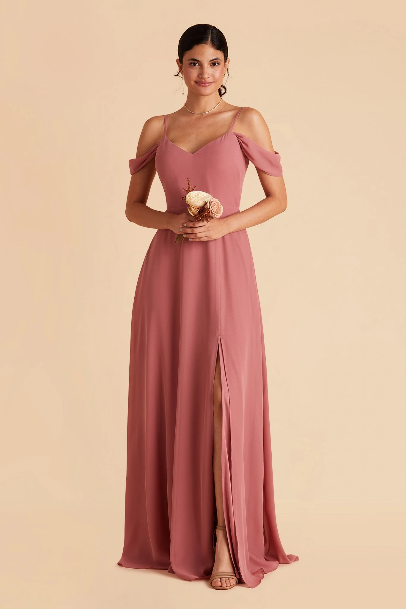 Devin Convertible Dress - Mulberry - Image 4
