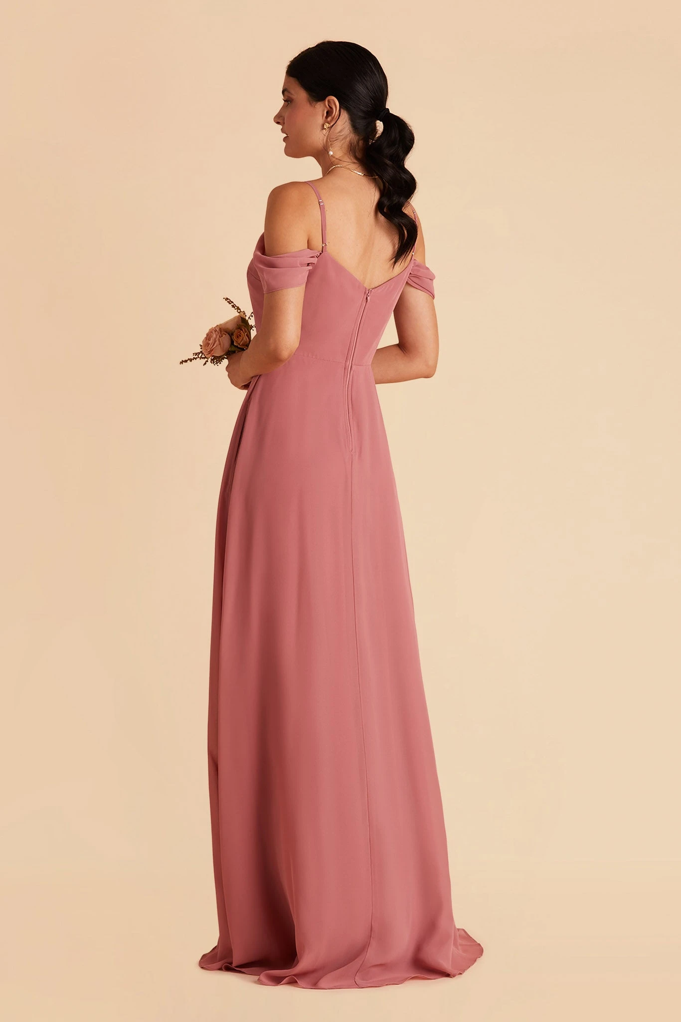 Devin Convertible Dress - Mulberry - Image 7