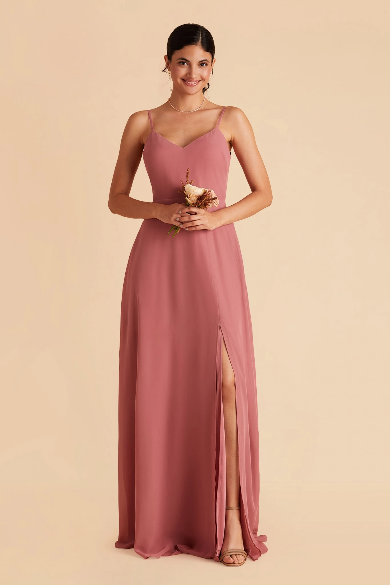 Devin Convertible Dress - Mulberry - Image 3