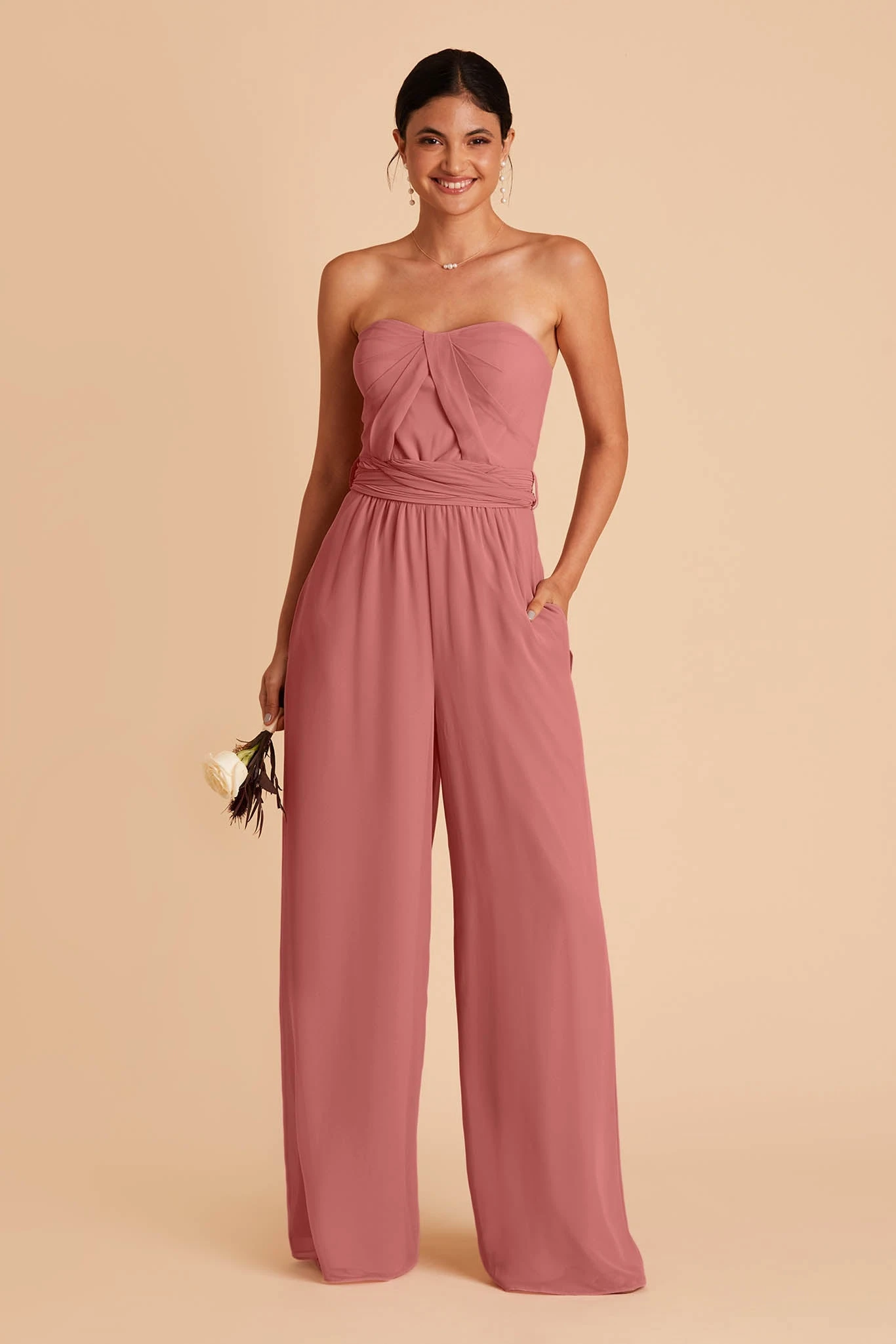 Gigi Convertible Jumpsuit - Mulberry