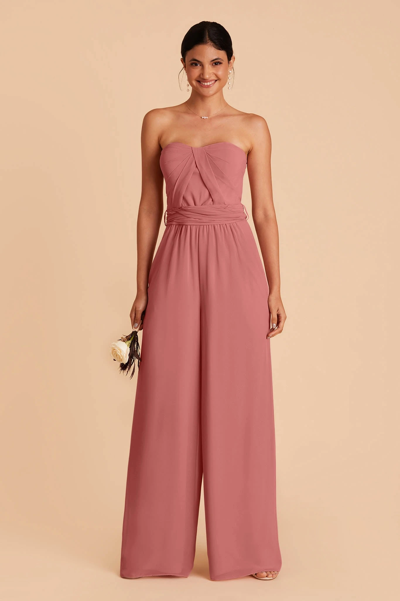 Gigi Convertible Jumpsuit - Mulberry - Image 4