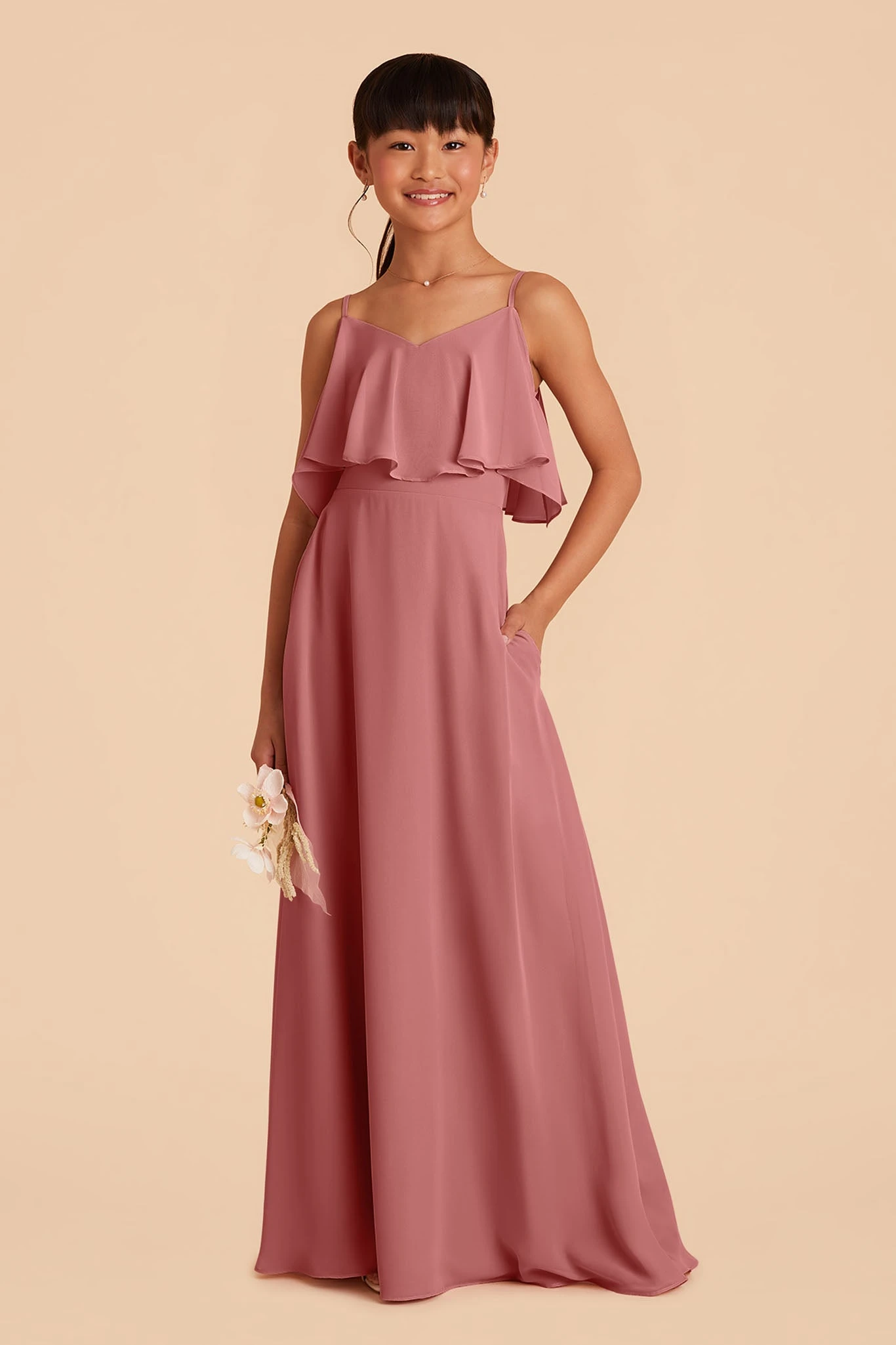 Janie Convertible Junior Dress - Mulberry - Image 3