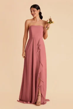 Winnie Convertible Chiffon Dress - Mulberry