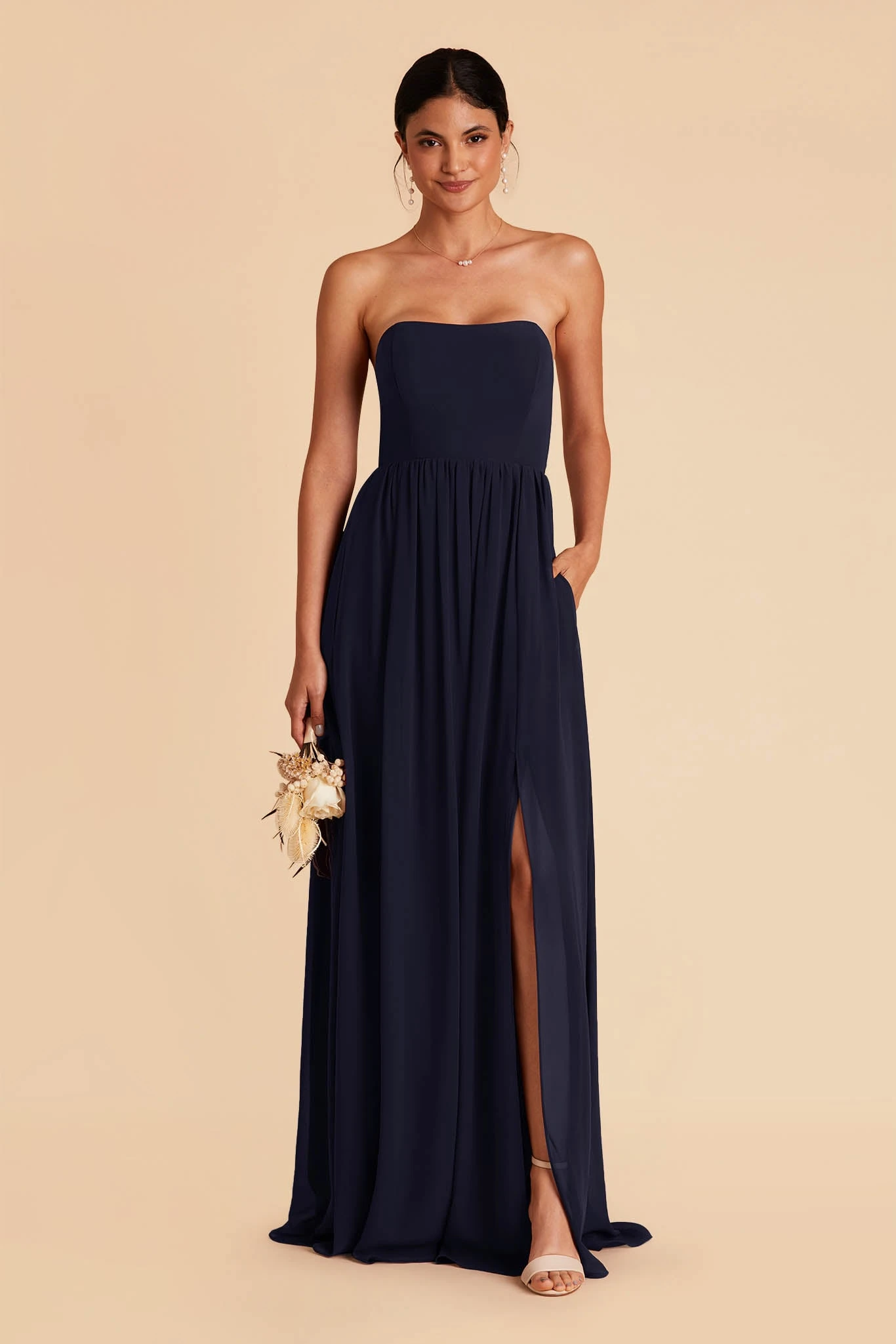 August Convertible Dress - Navy - Image 4