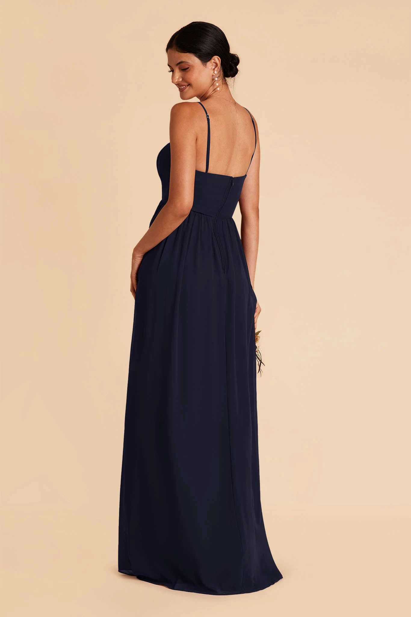 August Convertible Dress - Navy - Image 5
