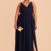 Laurie Empire Dress - Navy