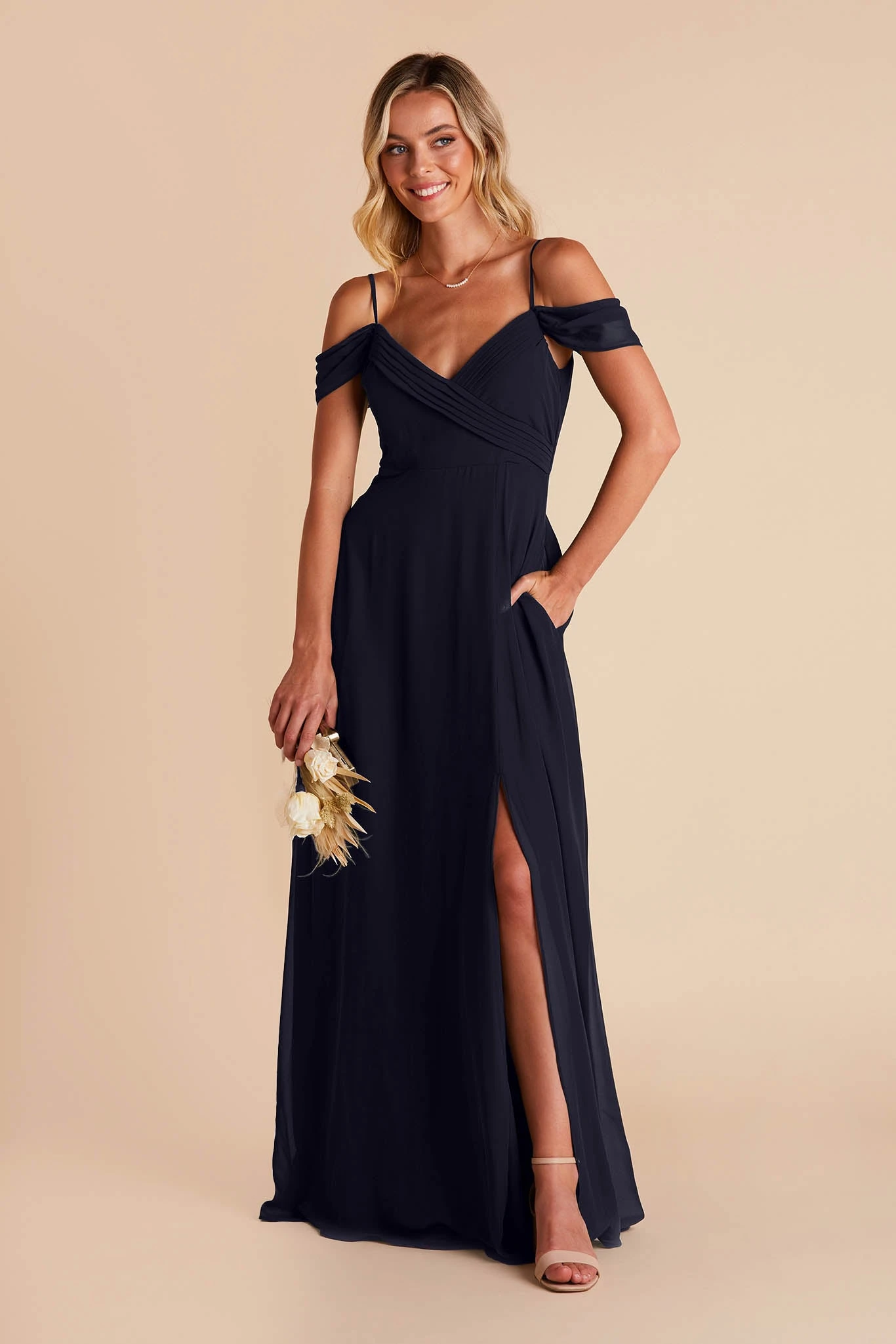 Spence Convertible Dress - Navy - Image 3