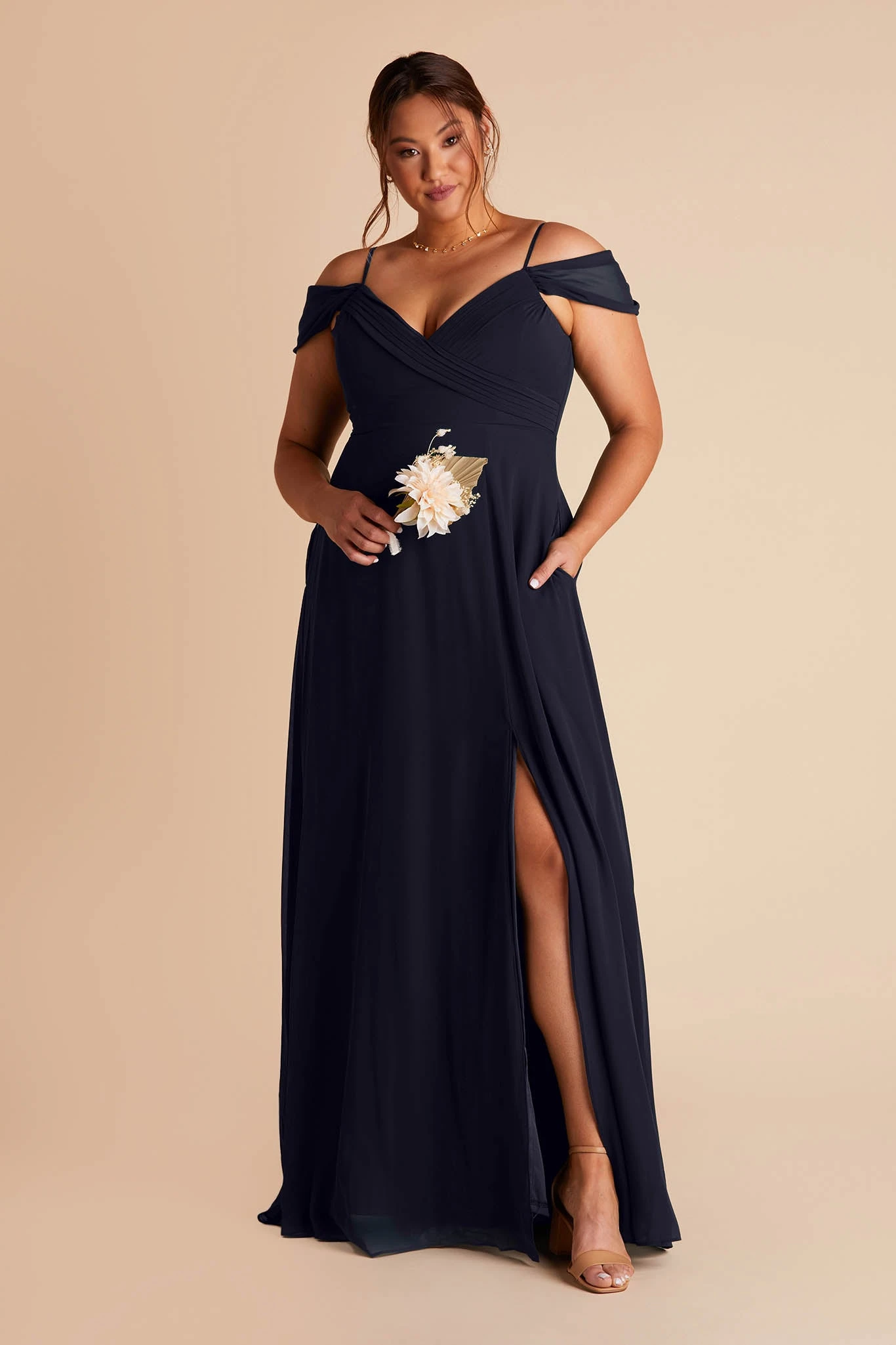Spence Convertible Dress - Navy - Image 17